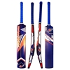 Picture of Tape Tennis Ball Full Size Cricket Bat Lightweight Blue Wooden Bat with Short Handle for Adults