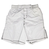 Picture of MMA Shorts Mixed Martial Arts Plain White With Black Stitching