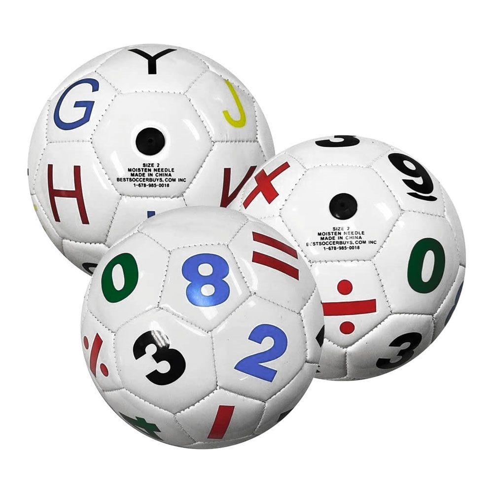 Educational Soccer Balls for Toddlers | Printed Alphabets, Numbers ...