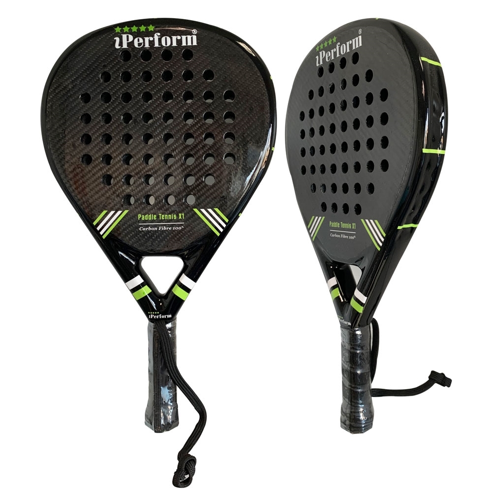 IPERFORM Paddle Tennis Rackets Carbon Fiber Power Lite Pop Tennis ...