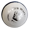 Picture of Cricket Ball Fireworks White Leather by Cricket Equipment USA