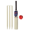 Picture of CE Kids Cricket Gift Set Young American Includes Wooden Cricket Bat Tennis Ball Stumps and Bag Size 4 &  Size 6